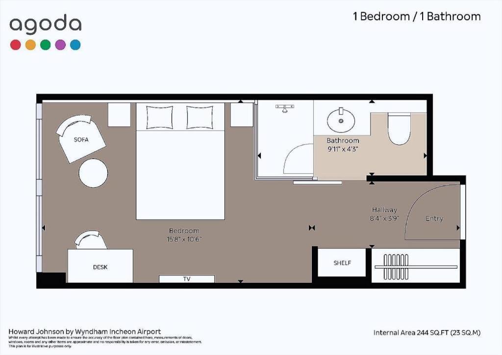 โฮเวิร์ด จอห์นสัน บาย วินด์แฮม แอร์พอร์ต โรงแรม 4*